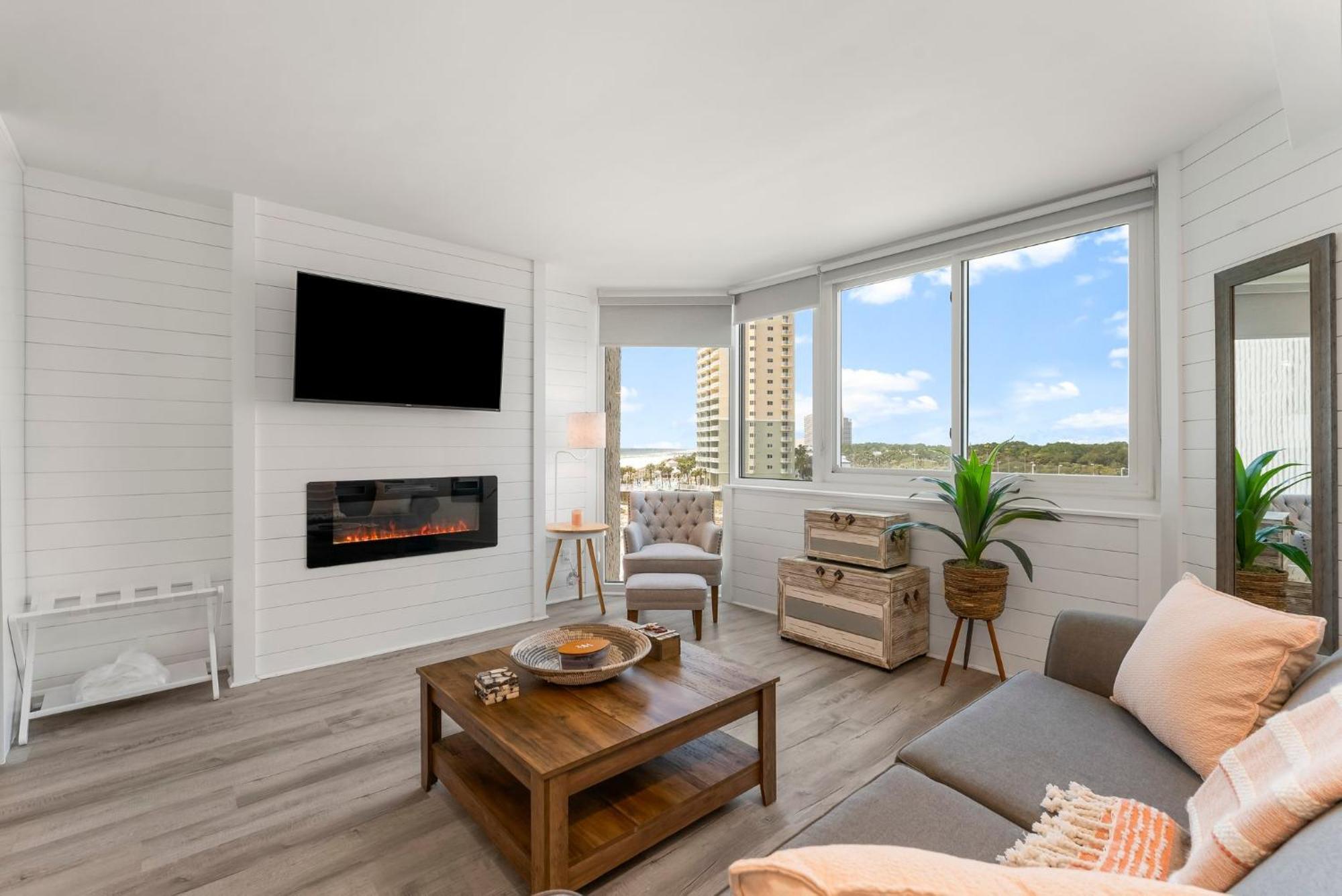 פנמה סיטי ביץ' Top Of The Gulf 622 Beach Front Resort Condo Renovated Like New מראה חיצוני תמונה